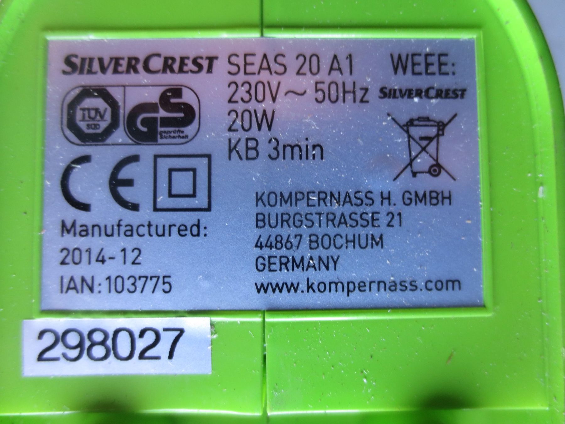 SilverCrest Elettrodomestici da cucina: Messerschärfer – Nuovo (secondo la descrizione) da Weier im Emmental venduto da waefler03 3