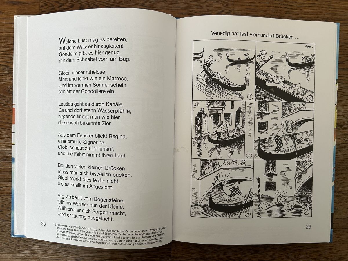 Fumetti: Mit Globi und Pinocchio nach Venedig Kinderbuch Comic – Usato da Wolhusen venduto da eve_m6cg 1