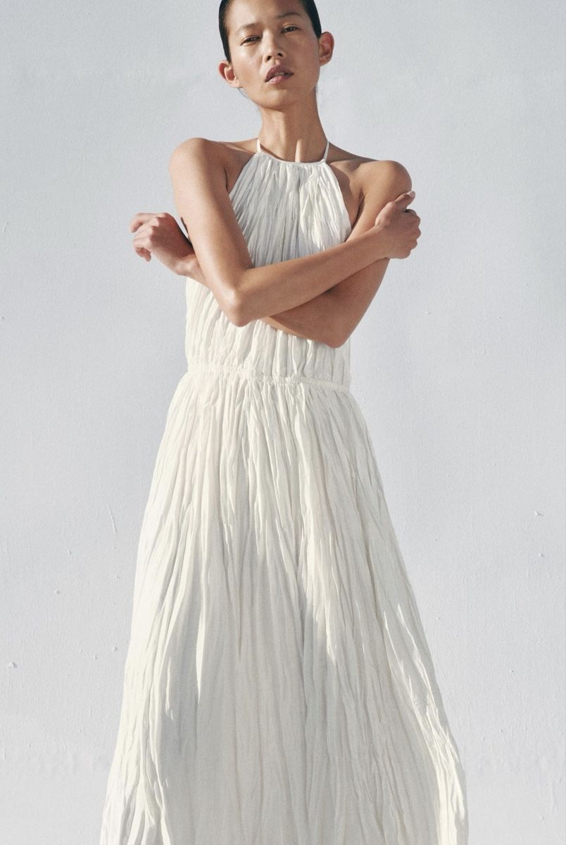 Kleider: Weißes Maxikleid, Größe S, 100 % Polyester – Neu und originalverpackt aus Veyras von ValClasse