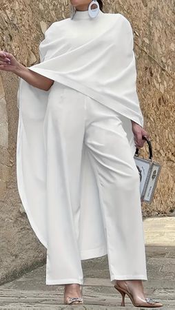 MUST HAVE - edler/stylischer Hosen-2-Teiler, weiss, L
