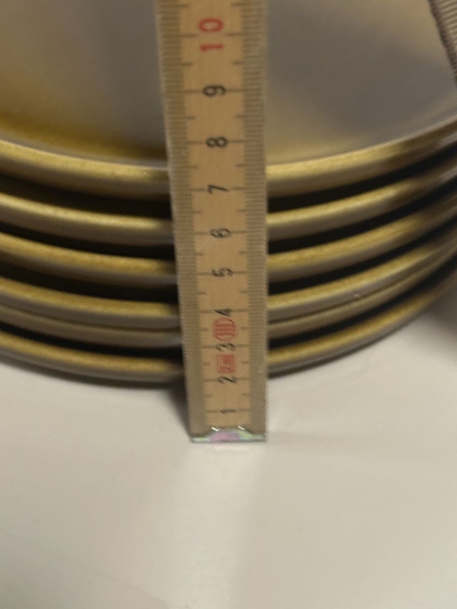 Teller: Original 6 stk Desserteller Melitta 70 er Design – Gebraucht aus Deitingen von Himhip 7