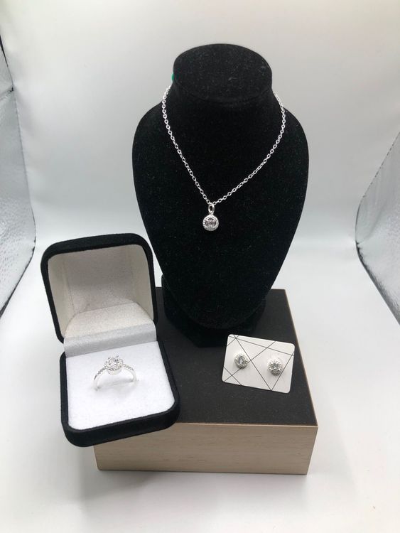 Parure Bijoux 5 Pièces Stray Kids (SKZ) - Collier, Bracelets, Bague, Boucles - Cadeau Fan K-pop Pour STAY