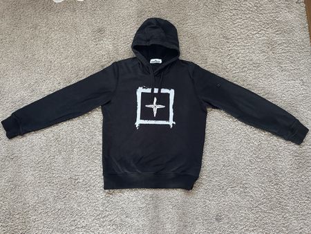 Stone Island Hoodie / Pullover, Schwarz, Gr. M