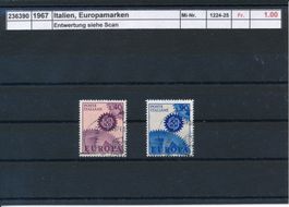 1967 Italien, Europamarken
