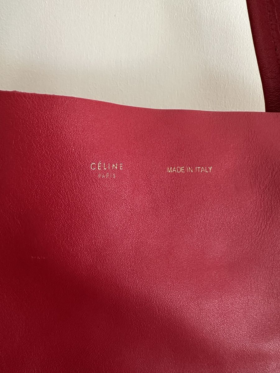 Celine Borse da donna: Sac cabas Céline cuir rouge – Usato da Lausanne venduto da pascale.mojito1004 2