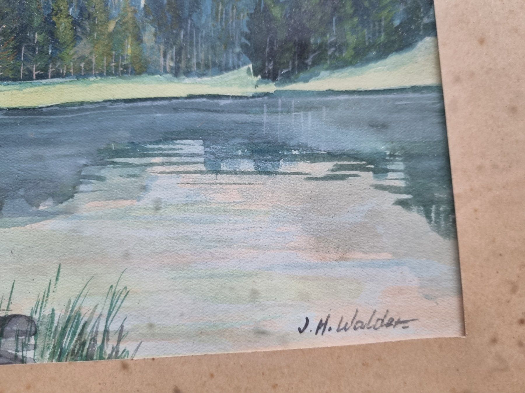Gemälde: Lenkersee Berner Oberland Aquarell – Gebraucht aus Schaffhausen von Leveron13 5