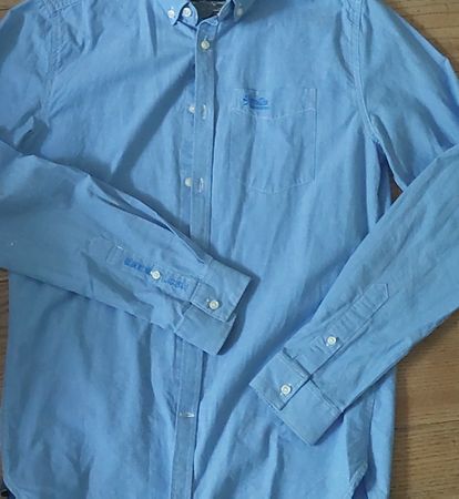 Superdry Hemd hellblau Grösse S neuwertiger Zustand