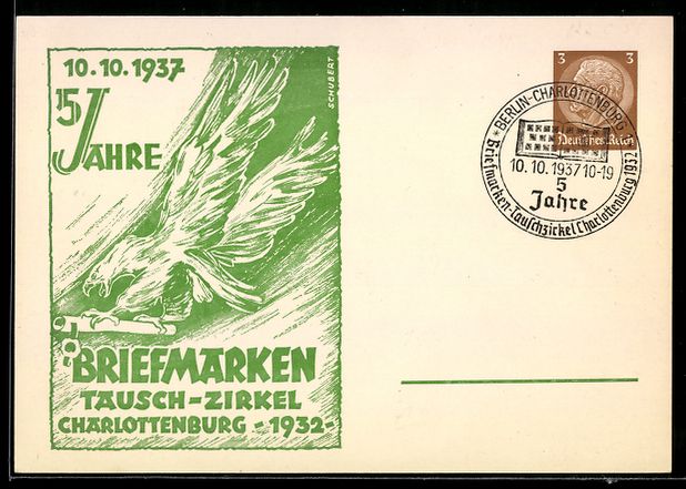 Cancelleria postale: Berlin-Charlottenburg, 5 Jahre Briefmark – Usato da Berlin venduto da bartko-reher