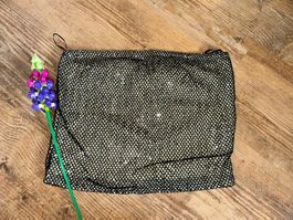 Glitzertop M Background - neuwertig