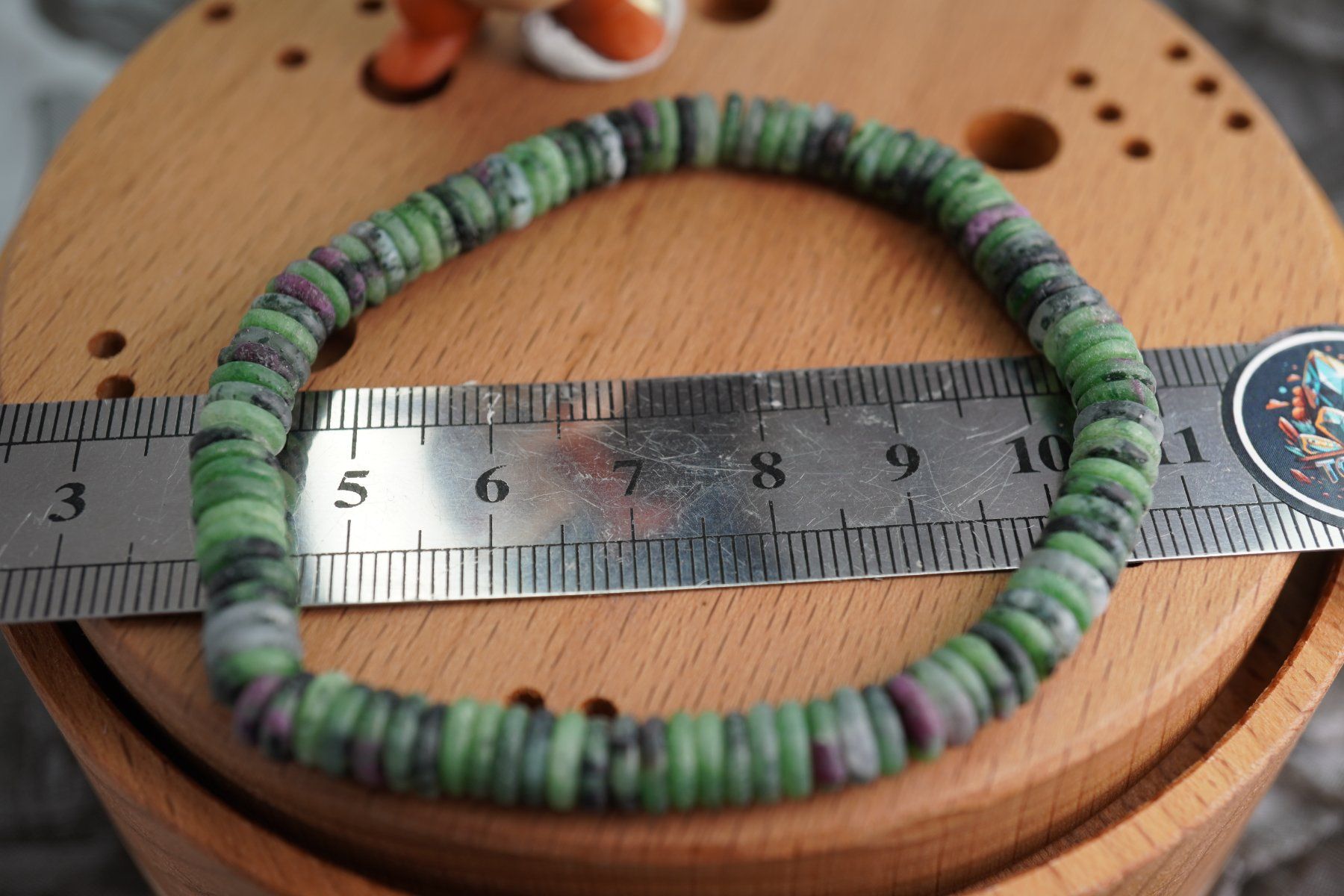 Minerali & Pietre curative: Rubin  Zoisit  Donuts   Armband  Ab 1.- – Nuovo e nell'imballaggio originale da Eschenbach SG venduto da topstone 1