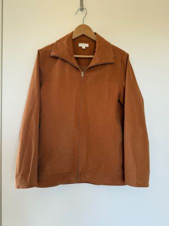 COS Jacke/Übergangsjacke in Rostbraun – Gr. S, 97% Baumwolle
