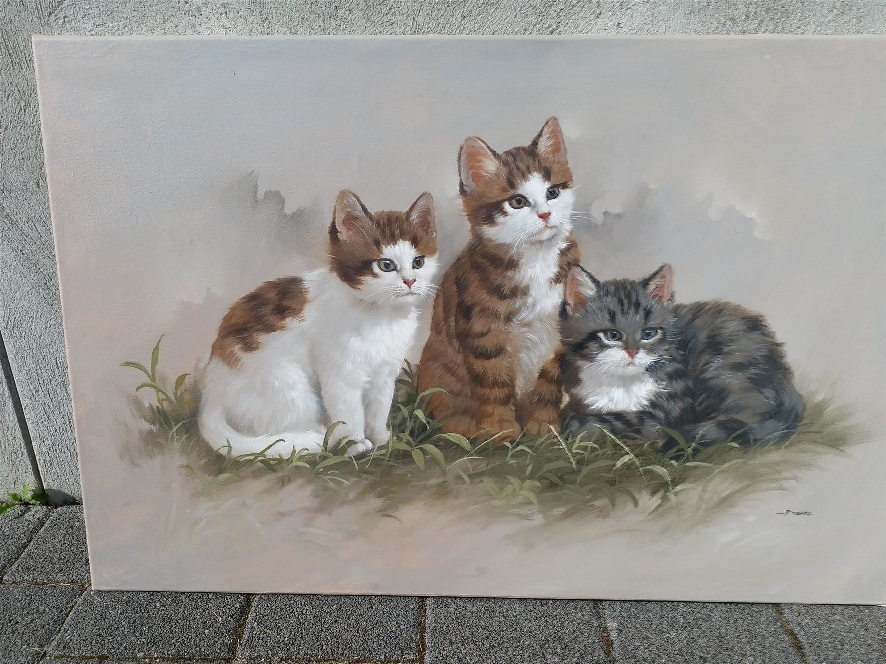 Tableaux: Busdee "Katzen" Gemälde – D'occasion à Zürich par Galerie-Kunst