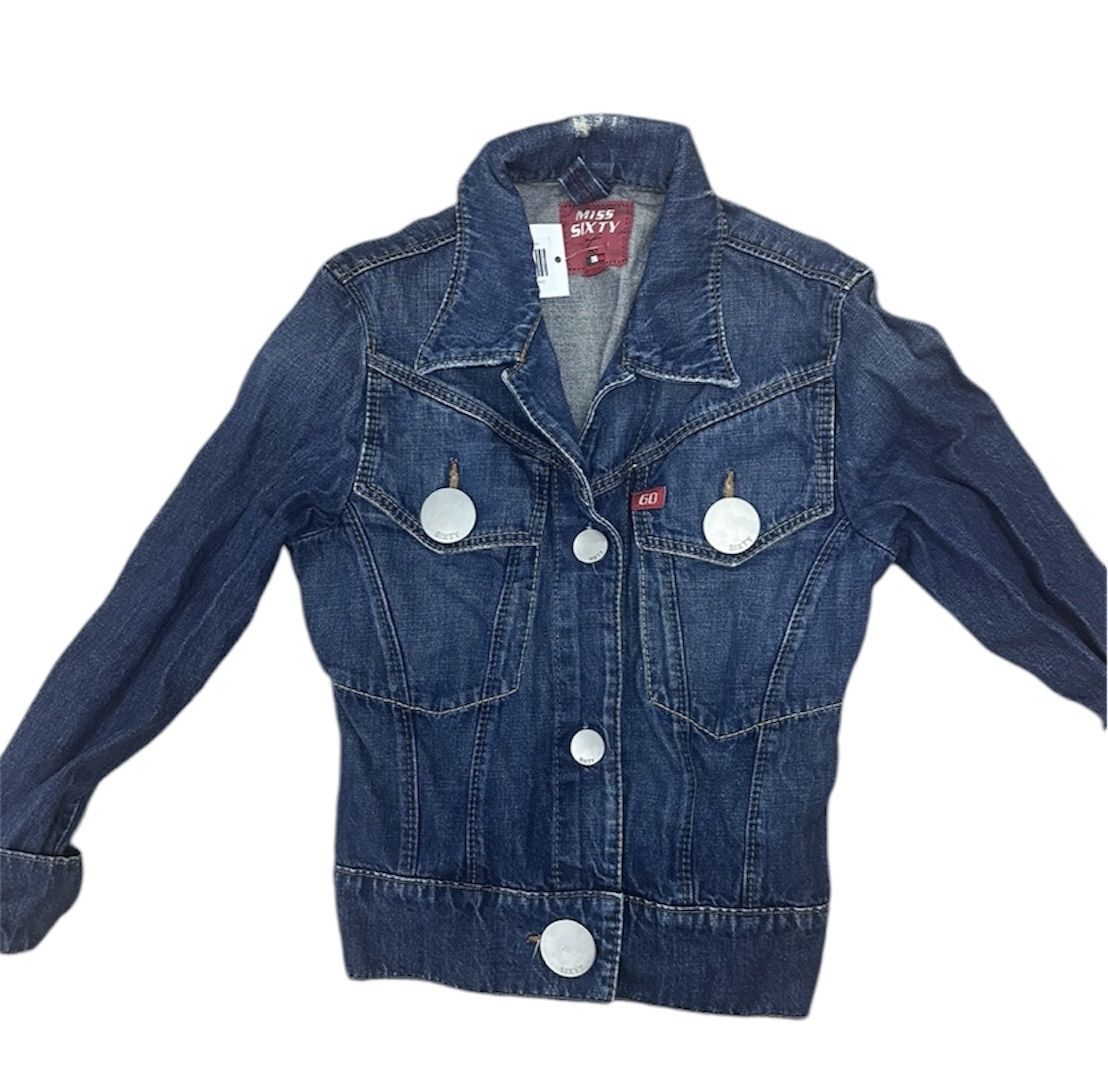 Miss Sixty Giacche: Vintage Y2k Big Button Denim Jacket by Miss Sixty – Usato da Buochs venduto da zukkias 4