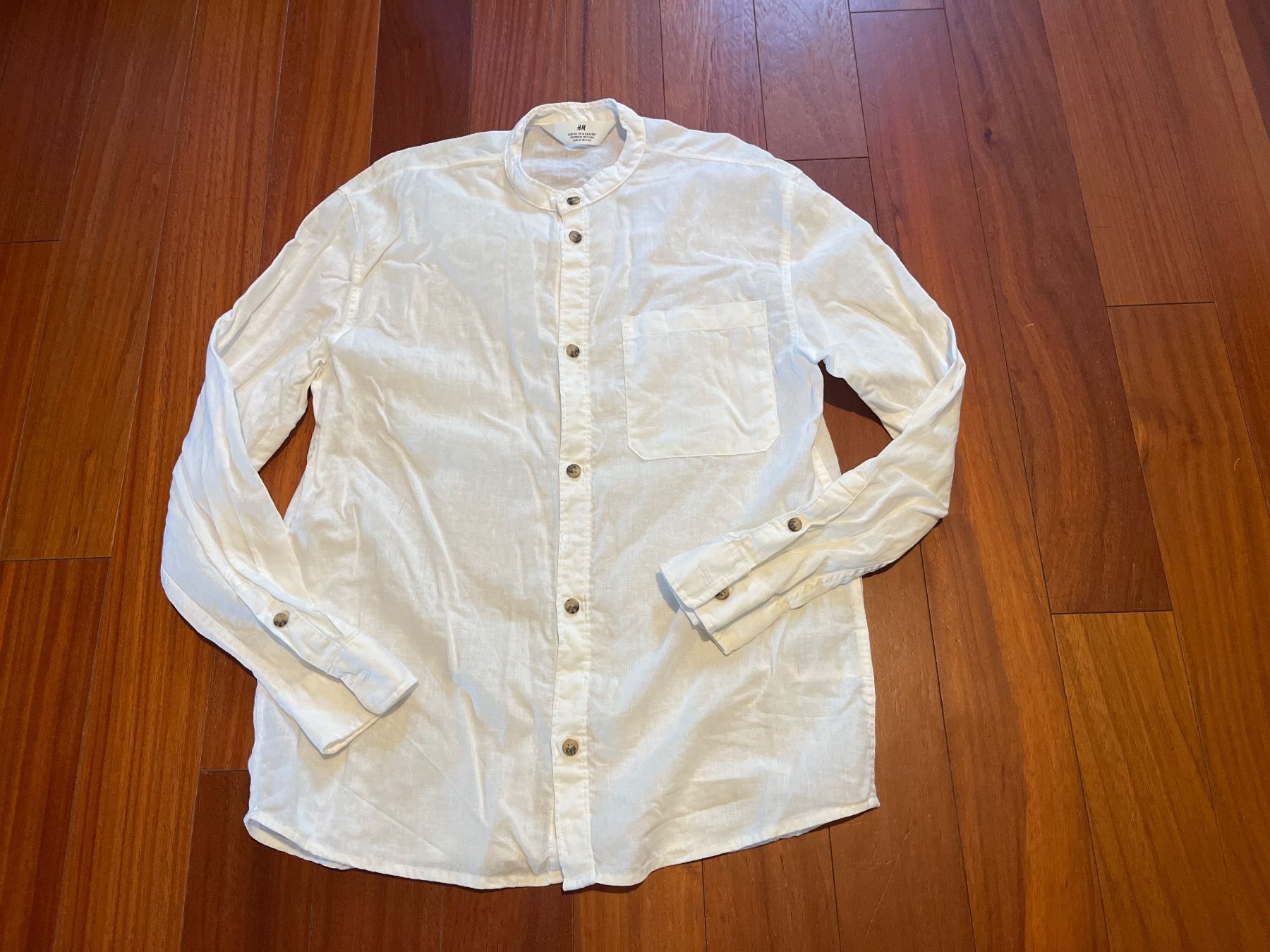 H&M Camicie, T-shirt & Polo: Chemise en lin taille 152 – Usato da Genève venduto da fyshbird