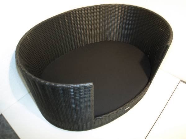 Liege- & Schlafplätze: Hundebett WINI XL Polyrattan schwarz – Neu (gemäss Beschreibung) aus Unterentfelden von moebelrufli 4