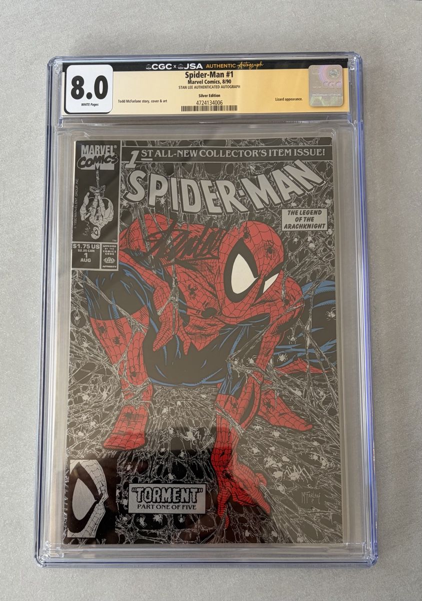 BD: Spider-Man #1 Silver CGC Stan Lee Signed – Neuf (Voir description) à Moudon par AndreSR89