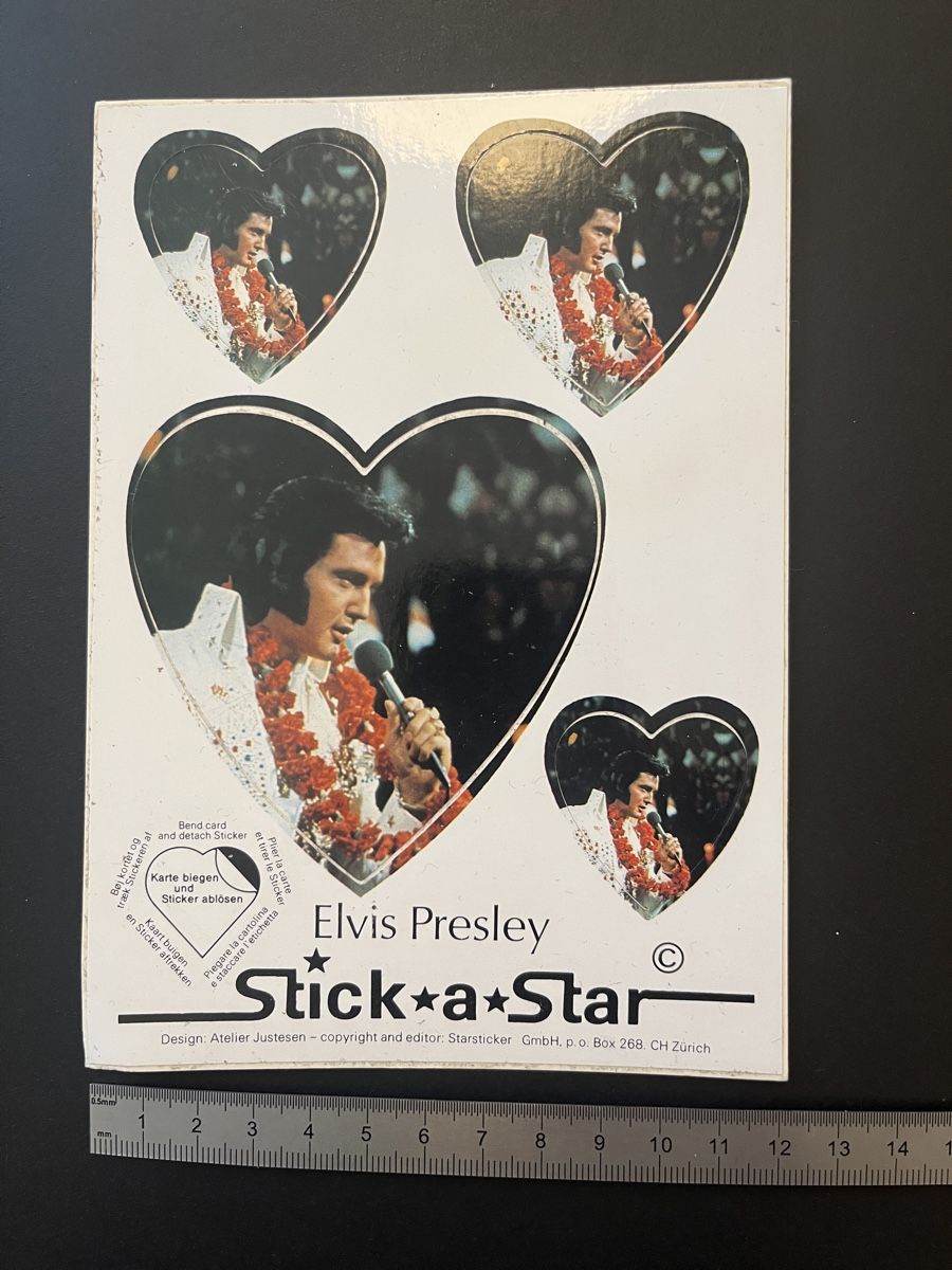 Autocollants: Vintage Elvis Stickers – D'occasion à Zürich par Vreni007 1
