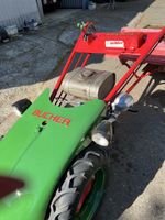 Motormäher Bucher mit Anhänger guter Zustand