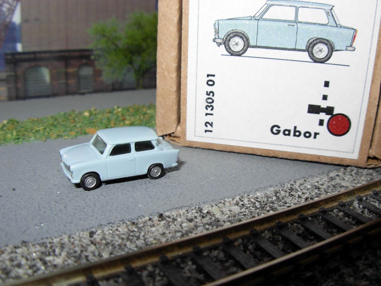 Modelleisenbahnen: N: Trabant 601 blau von Gabor – Neu (gemäss Beschreibung) aus Oberrieden von Hobbyschiff