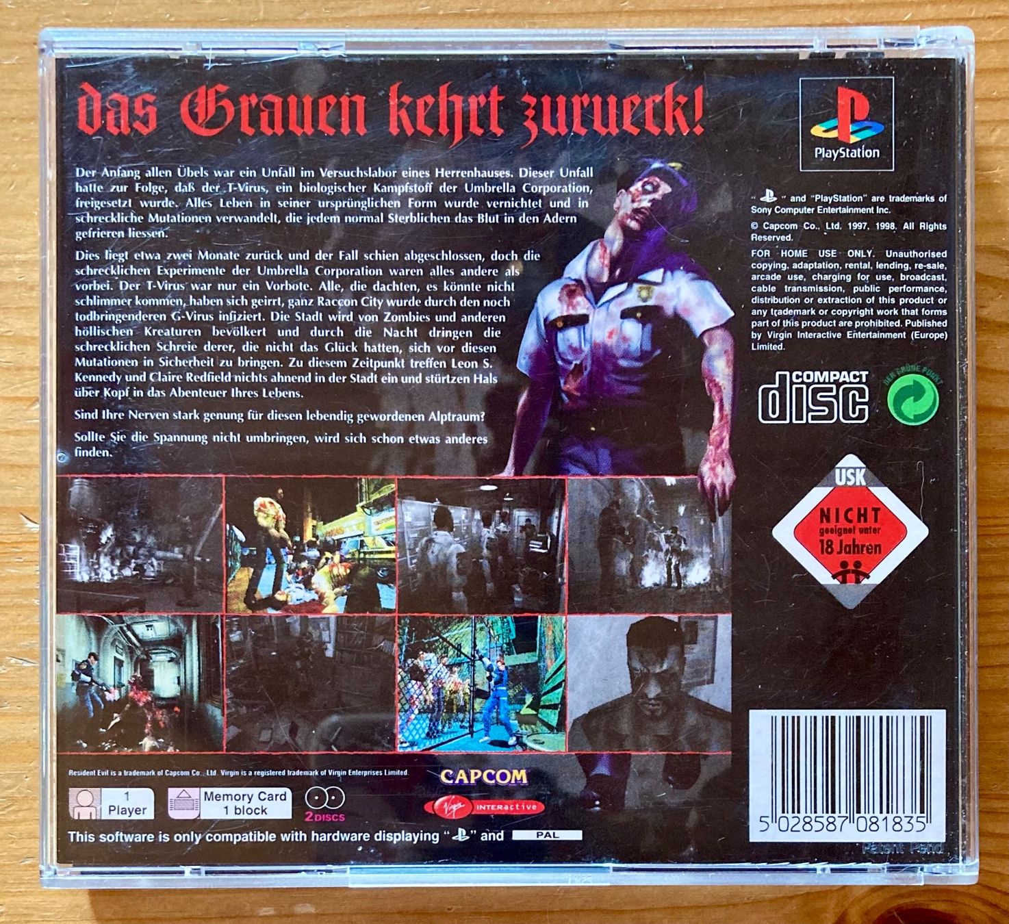 Sony Jeux: Resident Evil 2 - PS1 – D'occasion à Zürich par Djmotionch 7