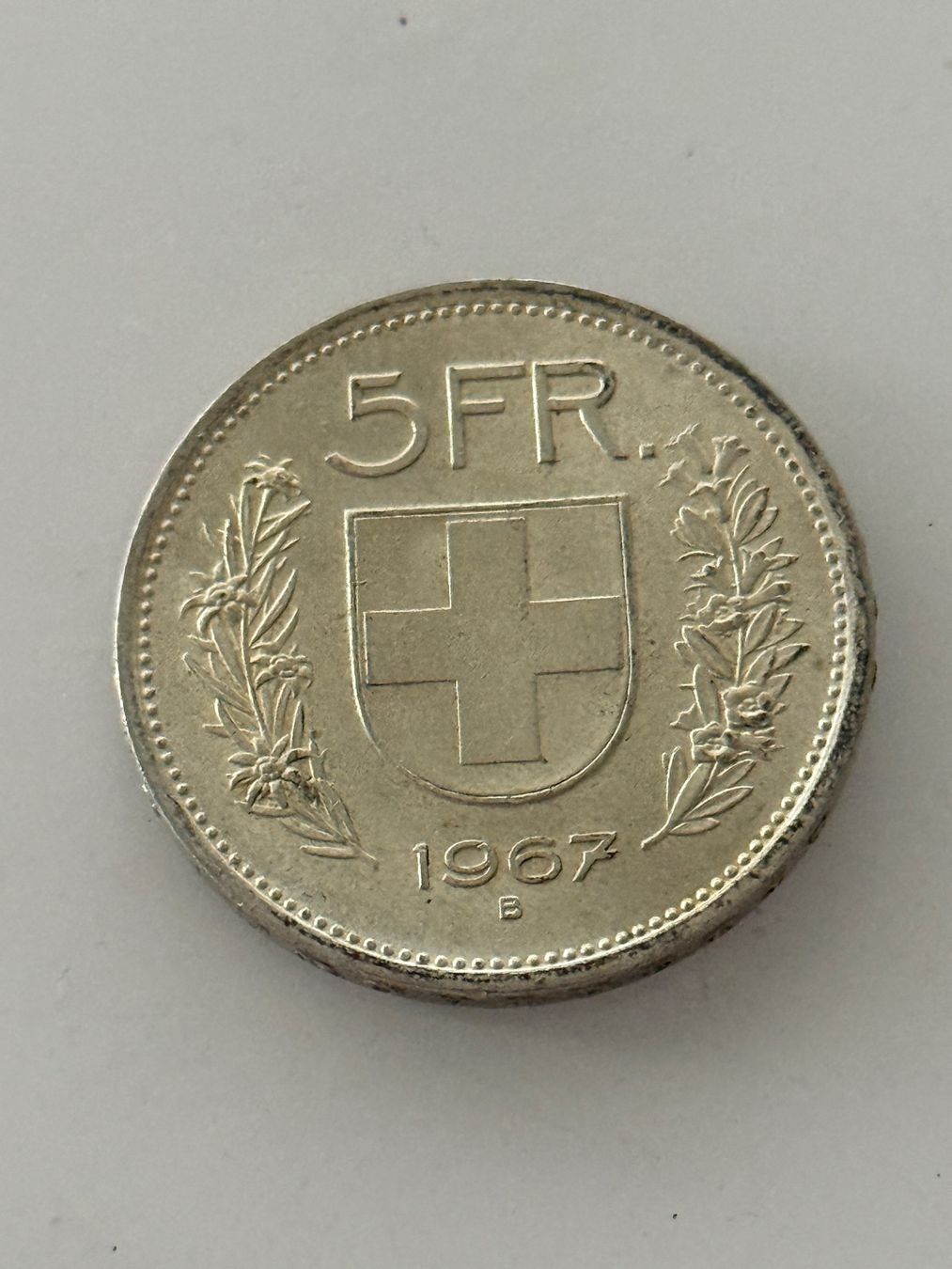 Alle Münzen: 5 Franken 1967  Silber – Gebraucht aus Wallisellen von SWISS_SILVER1 1