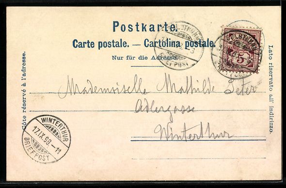 Cartoline postali: Künstler-AK Solothurn, Einsiedelei St. Verena – Usato da Berlin venduto da bartko-reher 1