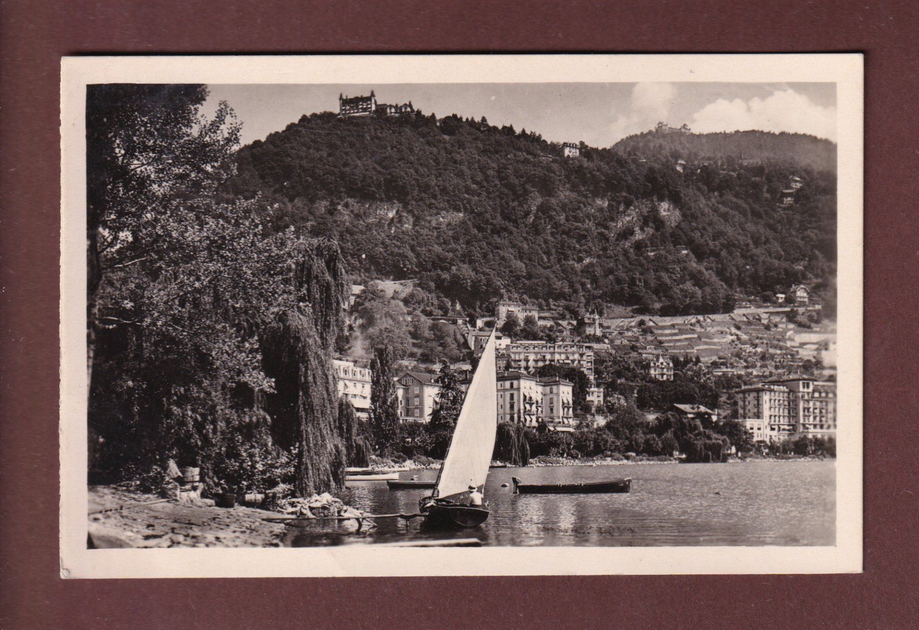 Cartoline postali: MONTREUX - Quai – Usato da Pully venduto da nicecards-shop