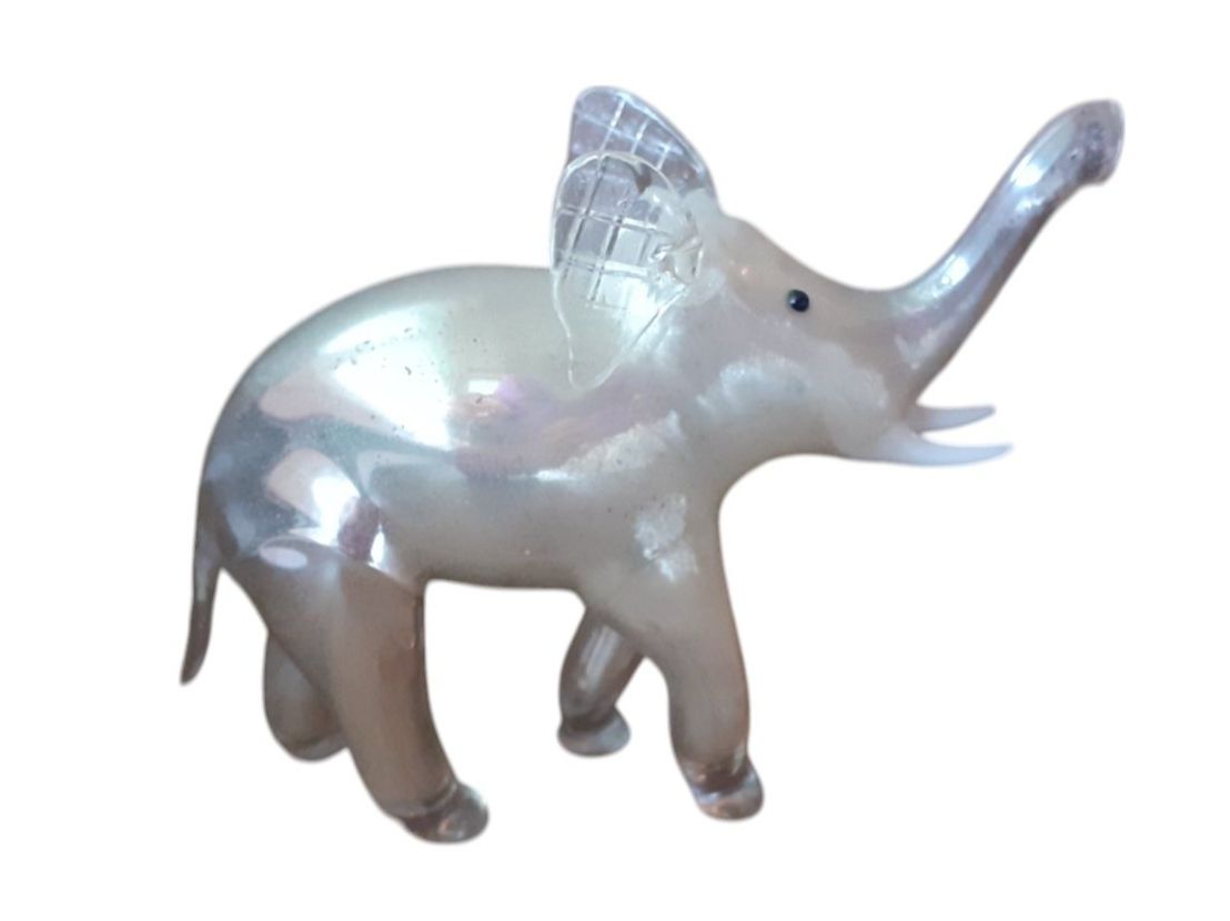 Statuette: Figur Glas Elefant Lauscha – Usato da Mörschwil venduto da antiksalon 1