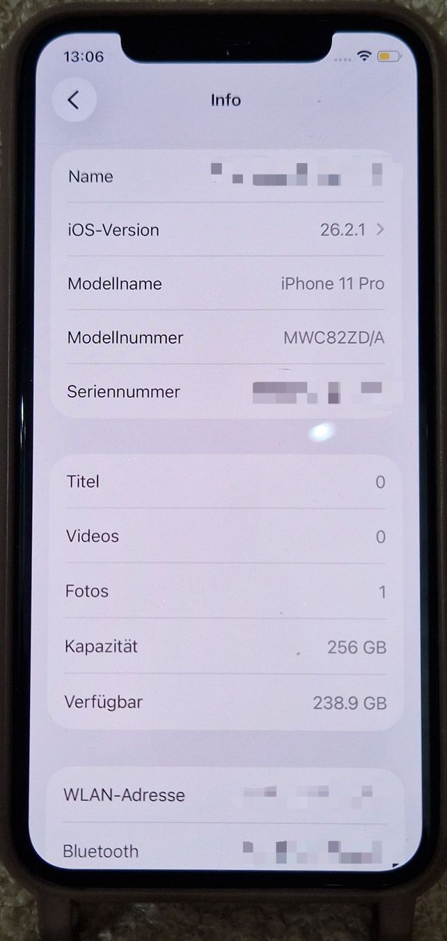 Apple Telefoni cellulari / Smartphones: iPhone 11 Pro, 256 GB - Top Zustand – Usato da Buchs SG venduto da ccHuMeNcc