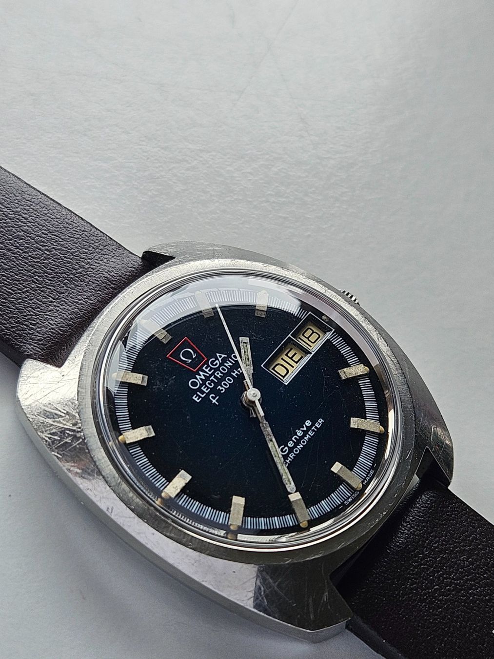 Omega Orologi: 412 Omega Electronic Chronometer Geneve Day Date – Usato da Berikon venduto da mmm21 4