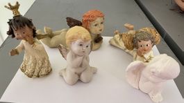 Engelfiguren, 5Stück  weihnachtlich Figuren Deko