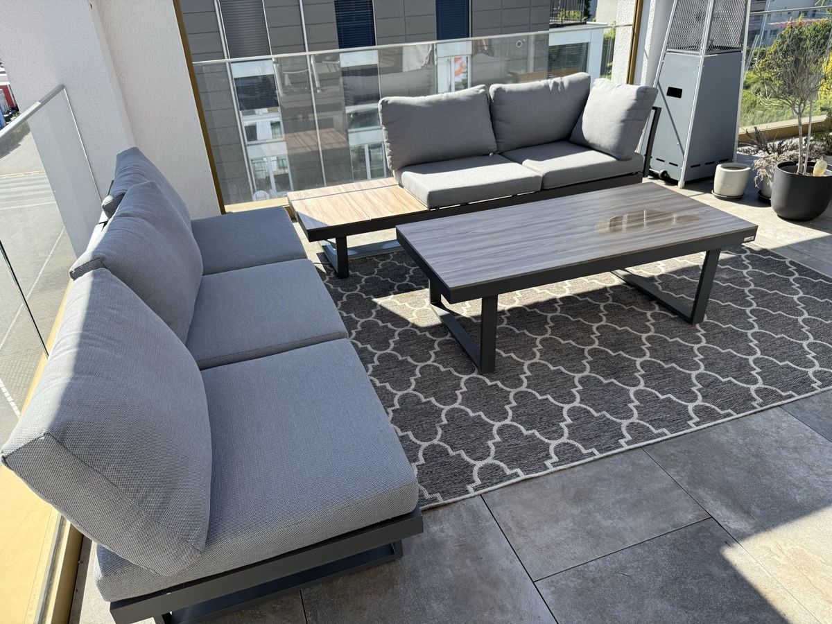 Divani: Lounge Outdoor Set komplett grau – Usato da Lenzburg venduto da Schakim