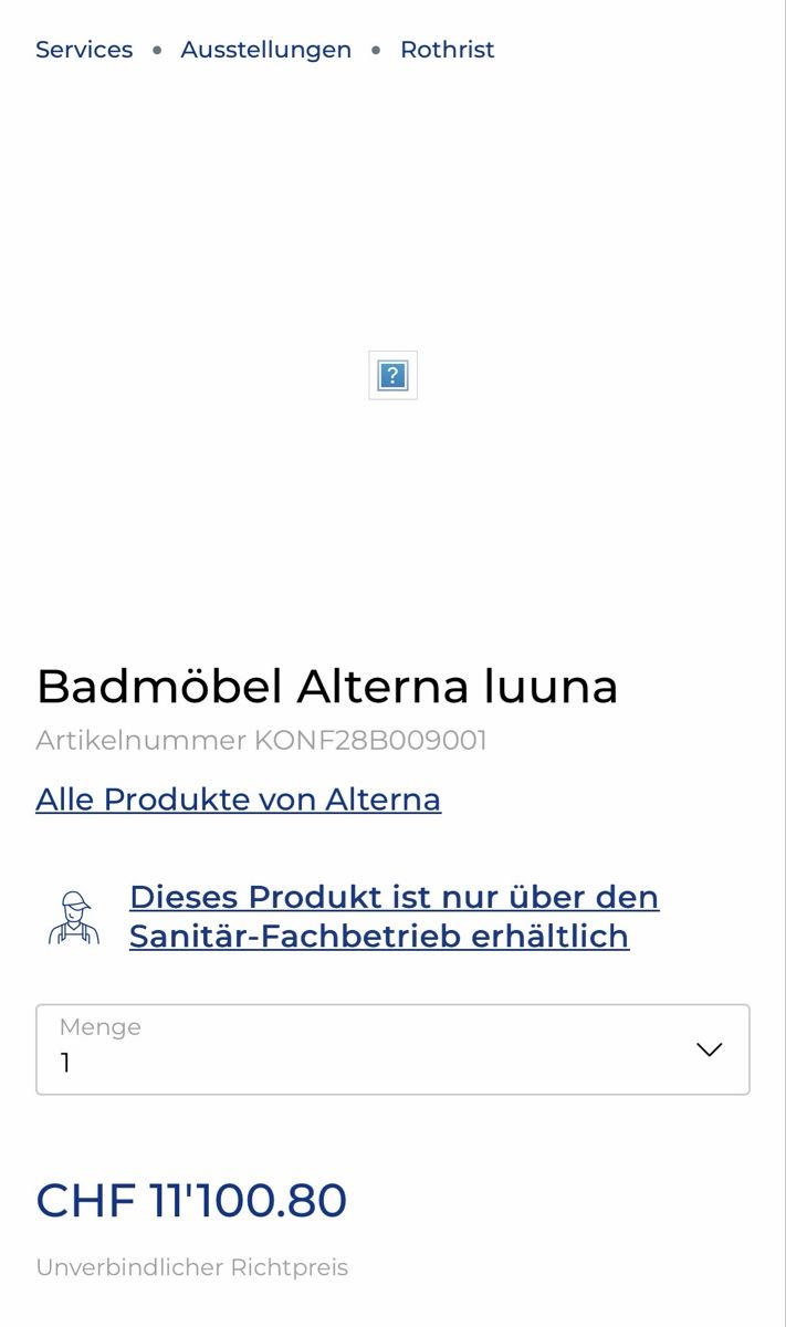Alterna Mobili per bagno: Badmöbelset Alterna luuna  – Nuovo (secondo la descrizione) da Amriswil venduto da deluxe_bad 3