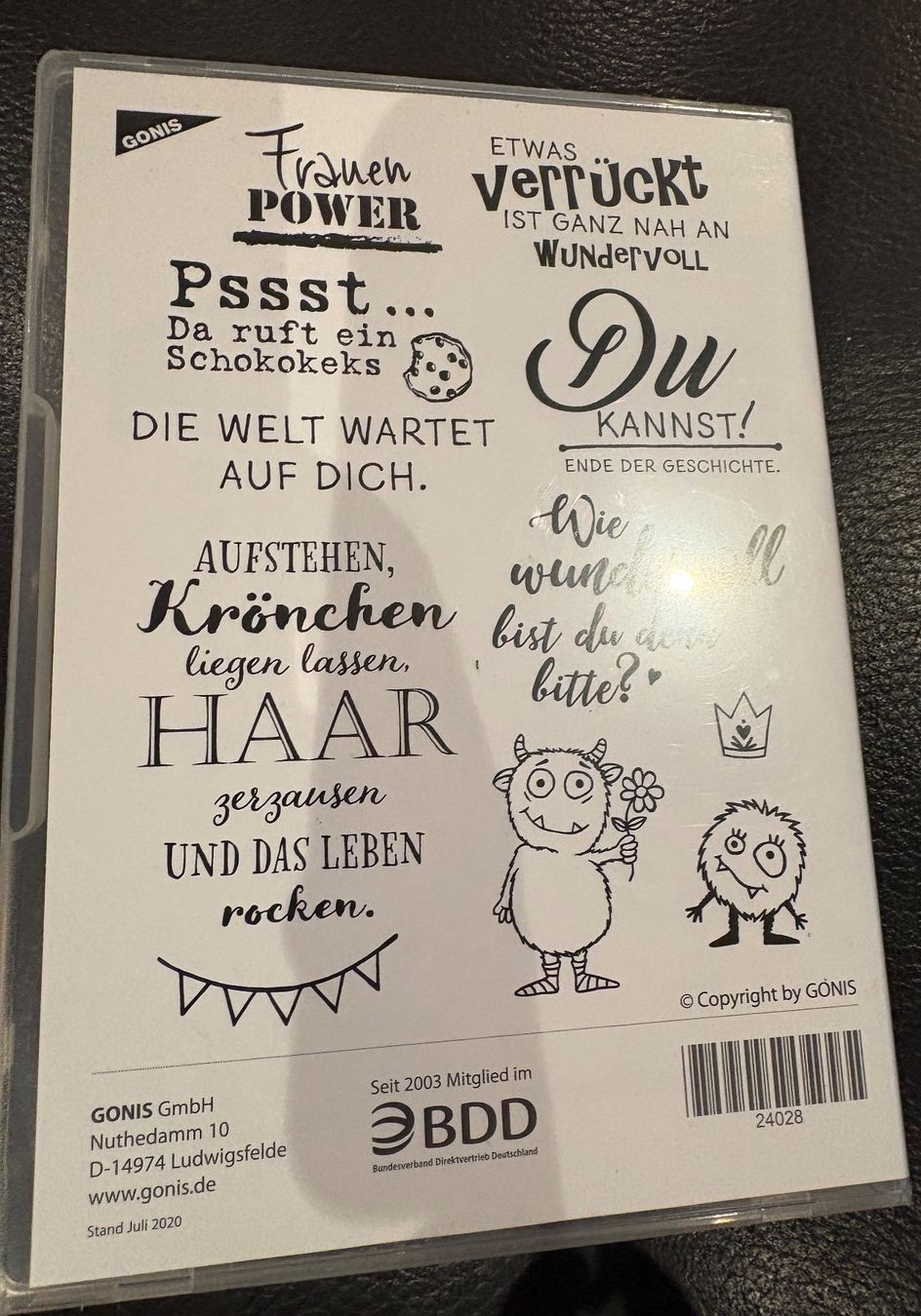 Gonis Timbri: Gonis Stempel - Verrückt – Usato da Berikon venduto da Wuffels_55 1