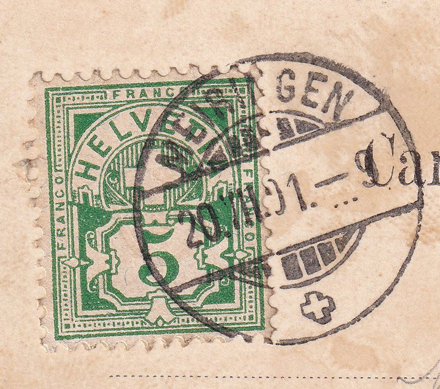 Cartoline postali: Gruss aus Meiringen 1901 – Usato da Cormoret venduto da Pascalll2001 4