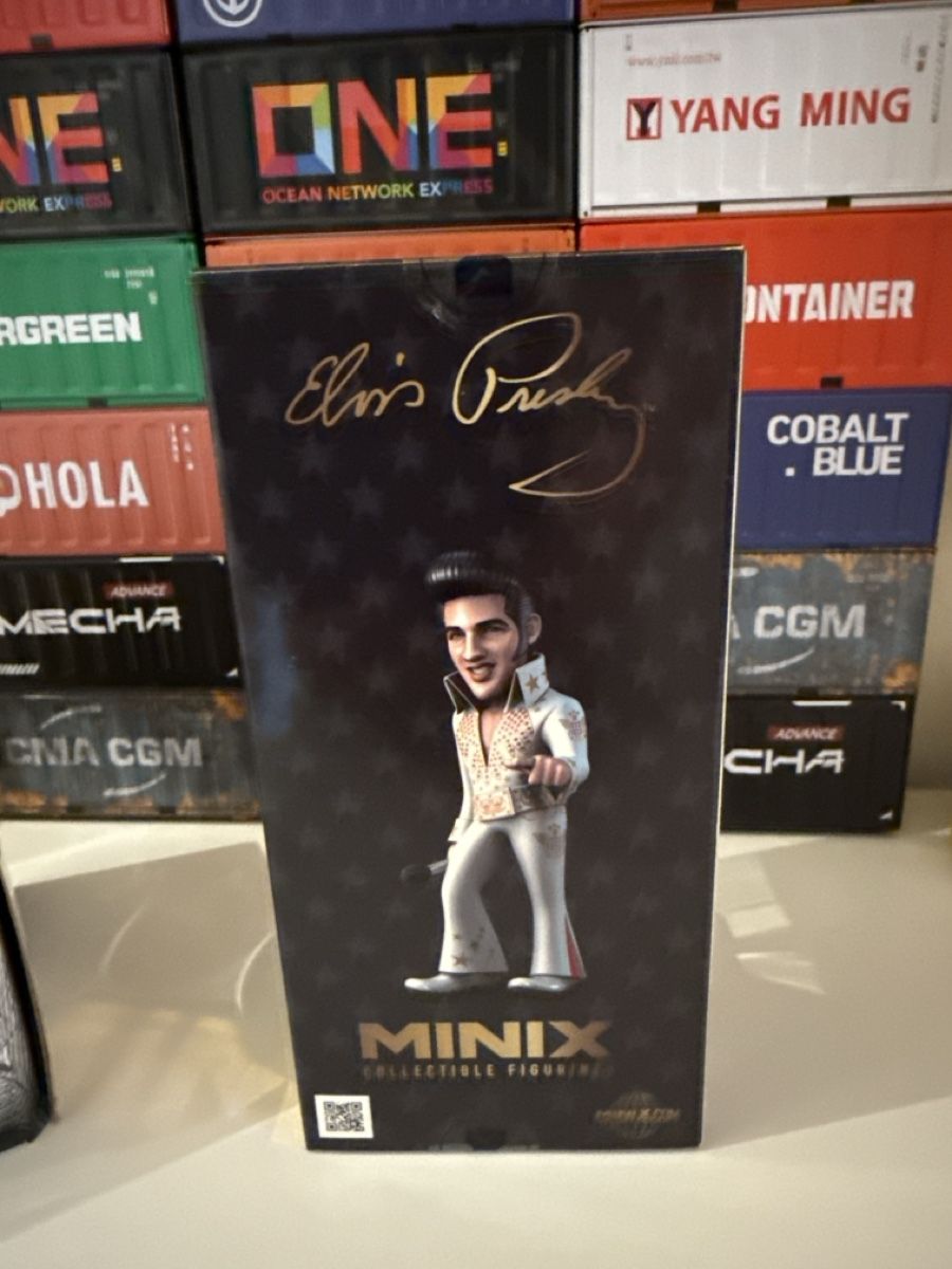 Statuette: MINIX Elvis Presley Sammelfigur NEU  – Nuovo e nell'imballaggio originale da Basel venduto da Zomeg 2