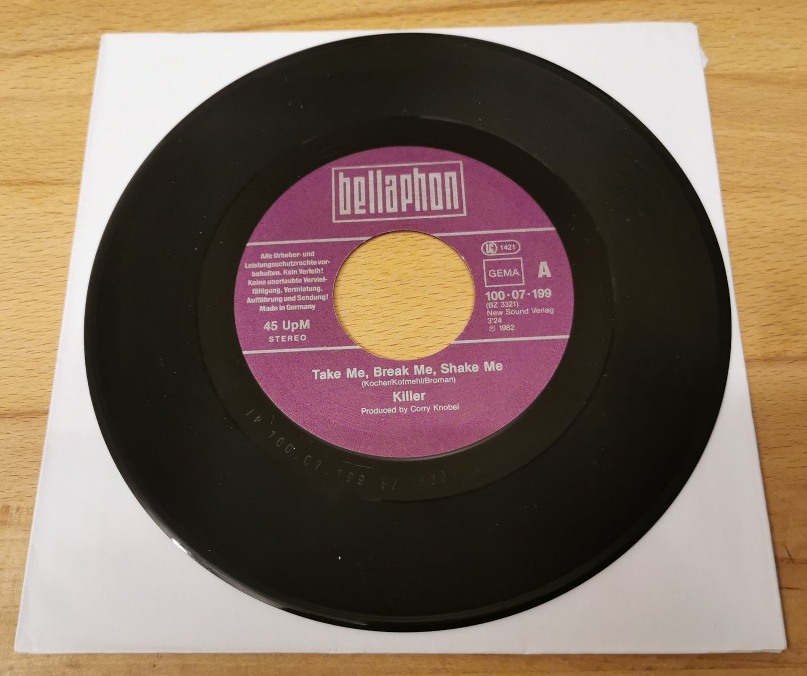 Dischi in vinile: KILLER: Take me break me shake me 7" Single CH-Hard Rock – Usato da Münchwilen TG venduto da Swb 2