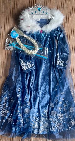 Fasnacht!❄️Eiskönigin Elsa Kleid, Grösse 130, komplett