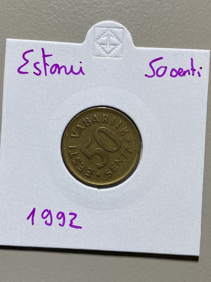 Alle Münzen: Estonie - 50 senti - 1992 – Gebraucht aus Payerne von Mike1682