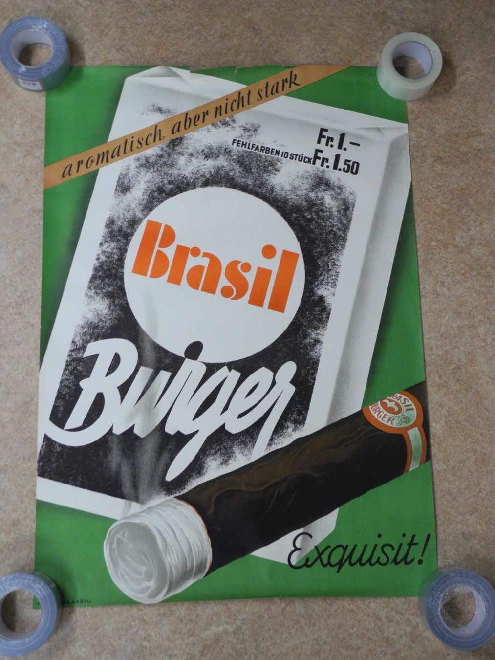 Poster & Bilder: BRASIL BURGER PLAKAT – Gebraucht aus Reinach AG von Huckleberrysix 5