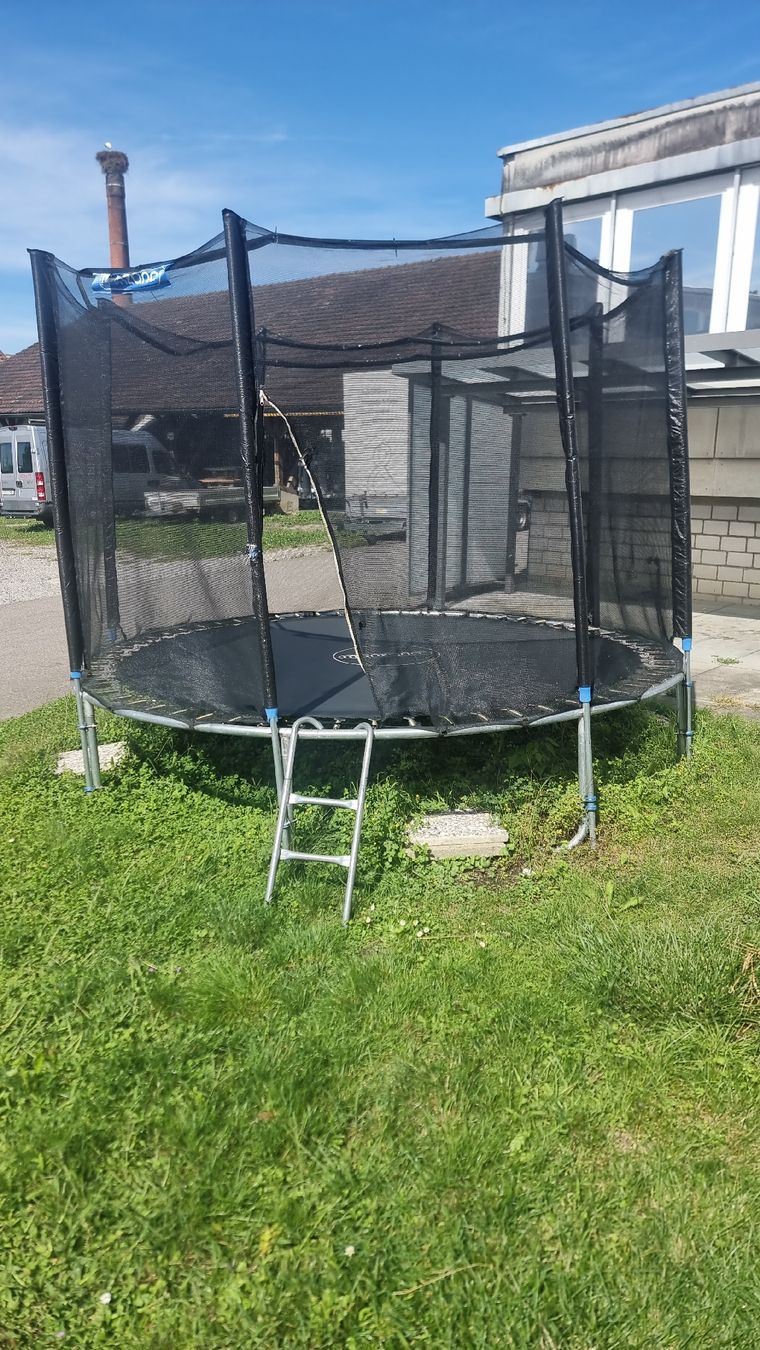 Monzana Trampolin 244 cm TÜV SÜD GS Zertifiziert Komplettset im