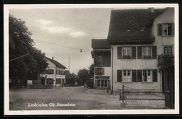 Oberstammheim, Lindenplatz mit Gasthaus 