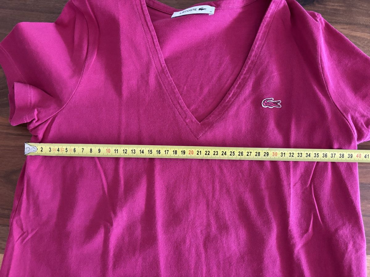 Lacoste T-shirt: T-Shirt Lacoste Gr. 34 Baumwolle – Usato da Winterthur venduto da san_wd8j 5