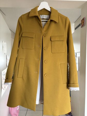 Senfgelber Übergangsmantel Zara Gr. S