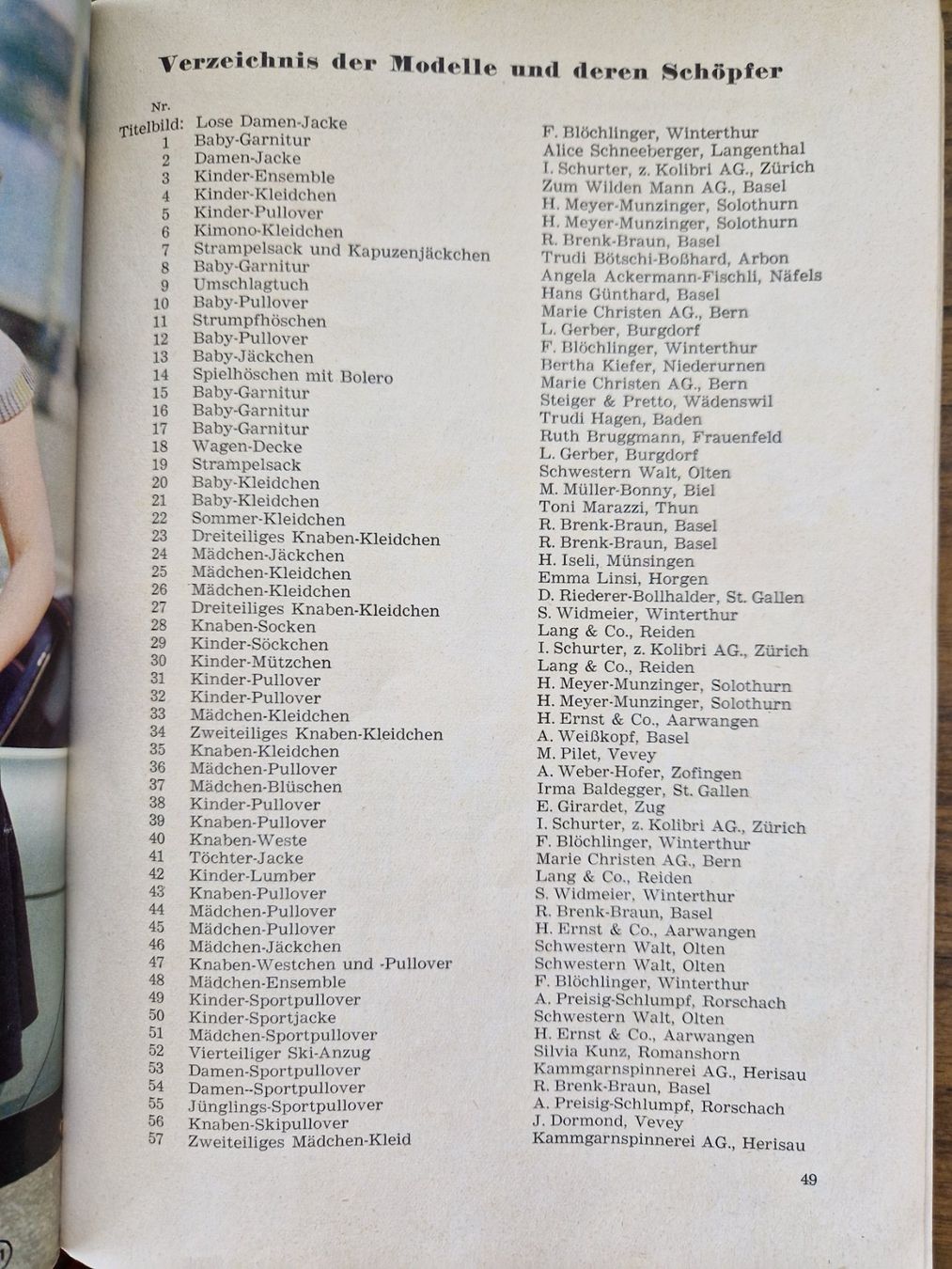Riviste & Magazine: Strickheft 1950er – Usato da Mörschwil venduto da lindaswunderkiste 8