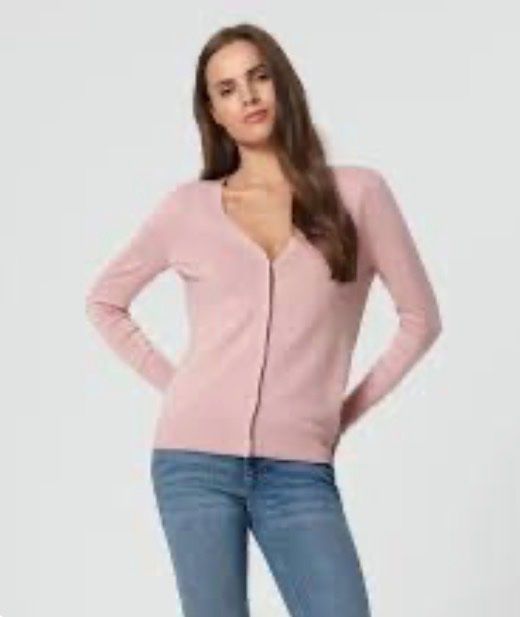 Promod Pullover & Sweatshirts: MOHITO M /NP22CHF Strickjacke Pullover Rosa – Neu (gemäss Beschreibung) aus Kölliken von Prscoo