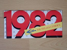 Citroen 1982 2CV, Mehari... CX - Prospekt France 11.81 -K033