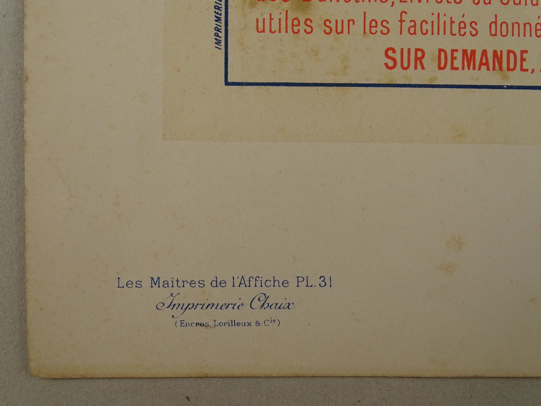 Grafiken & Lithographien: GEORGE MEUNIER ORIGINAL-LITHOGRAPHIE, um 1900. – Gebraucht aus Grüningen von Kartensammler 6