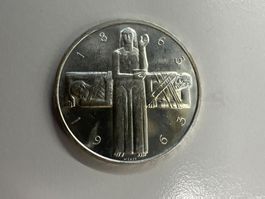 5 Fr.  Silber Schweiz 1963 Rotes Kreuz