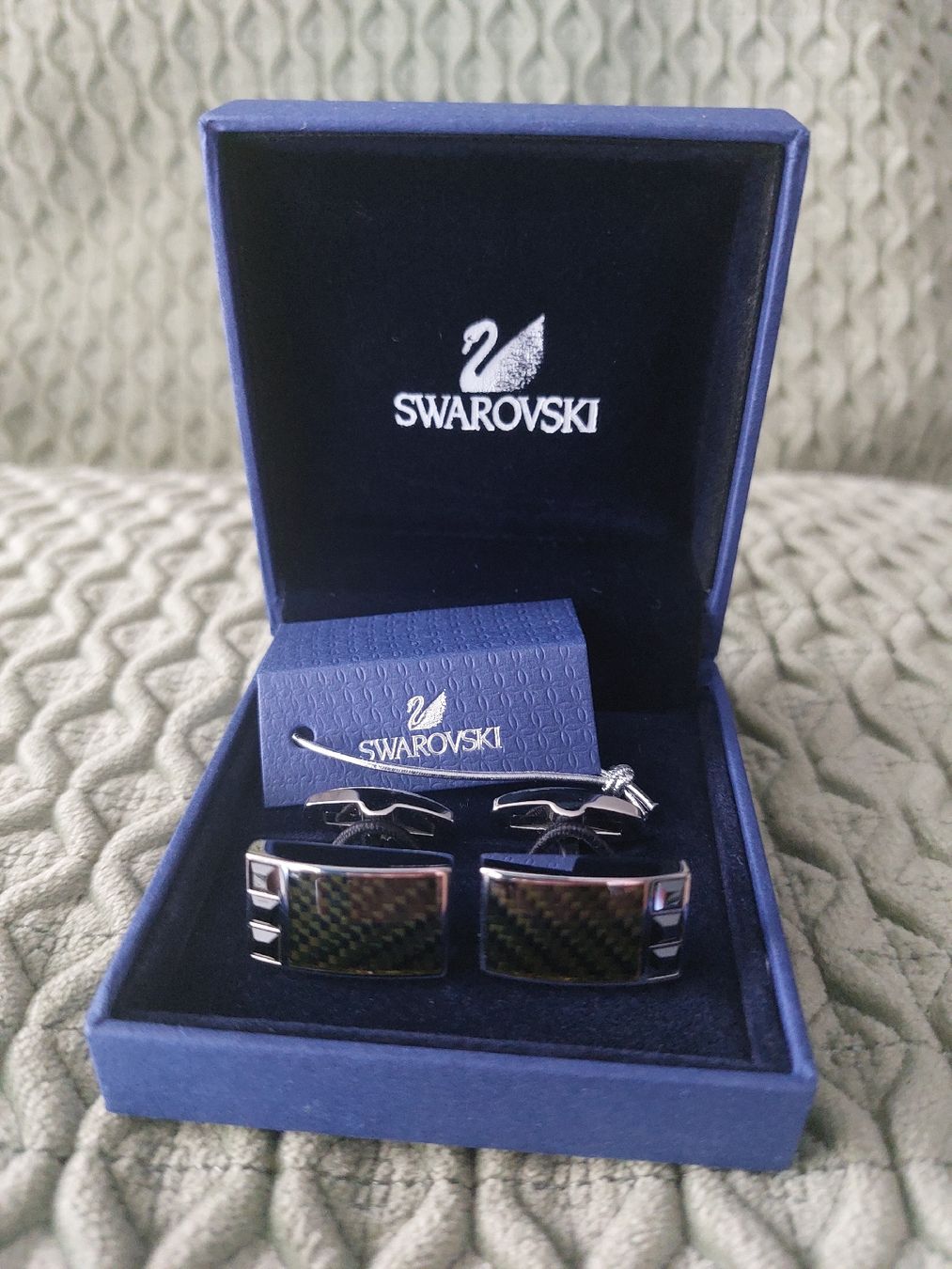 Swarovski Gemelli: Manschettenknöpfe SWAROWSKI – Nuovo e nell'imballaggio originale da Muri AG venduto da ReBoutique